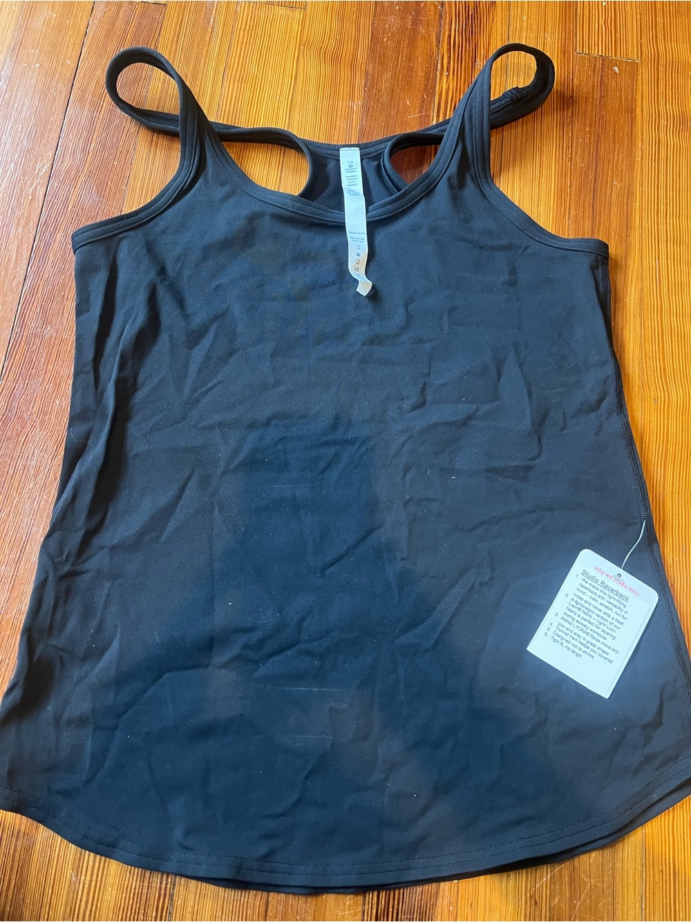 lululemon athletica Black Racerback Tank